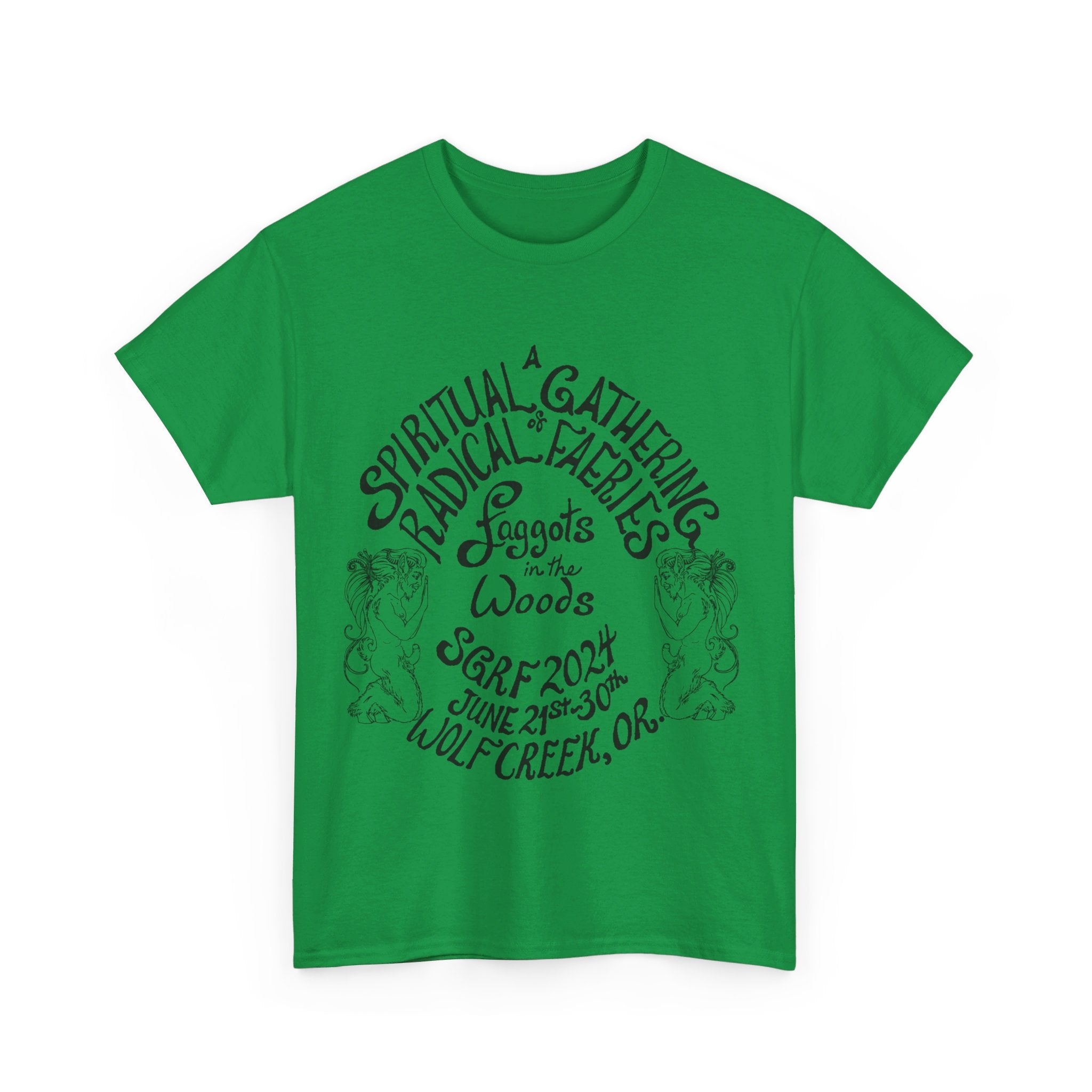 SGRF 2024 Faggots In The Woods GATHERING T-SHIRT Unisex Heavy Cotton Tee