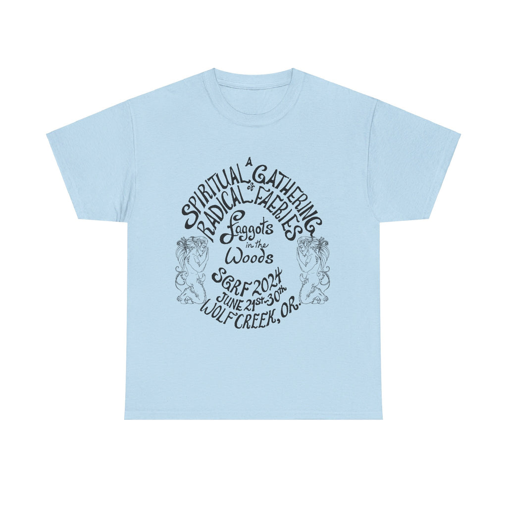 SGRF 2024 Faggots In The Woods GATHERING T-SHIRT Unisex Heavy Cotton Tee