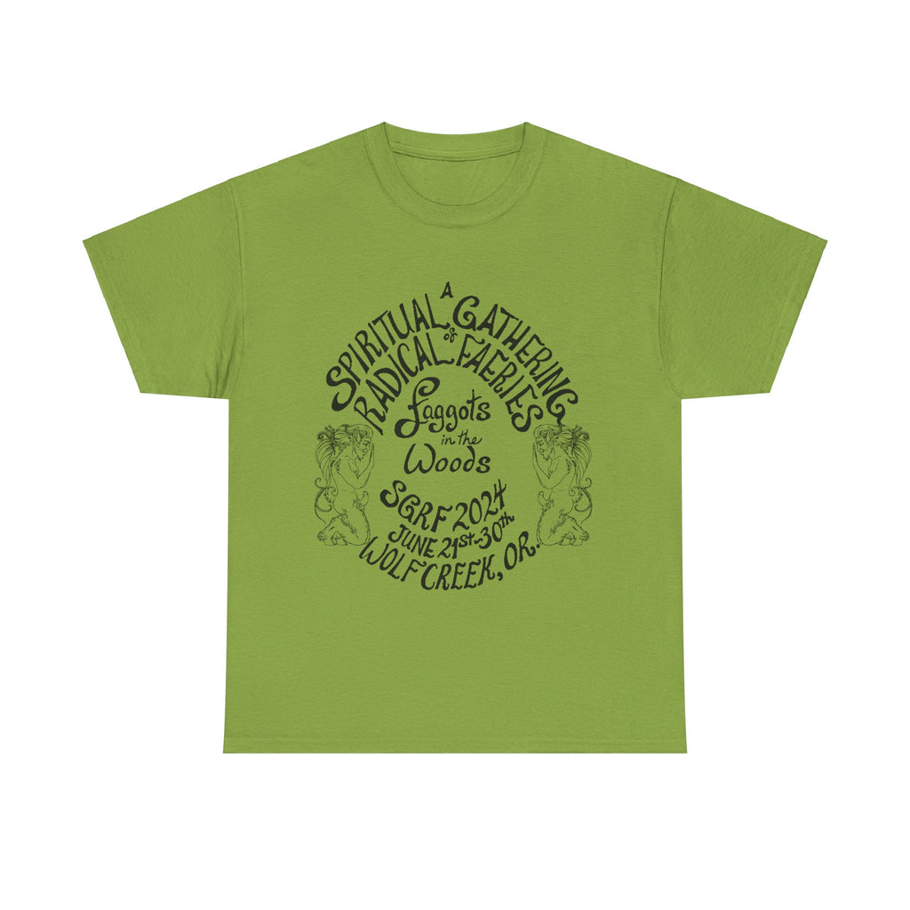SGRF 2024 Faggots In The Woods GATHERING T-SHIRT Unisex Heavy Cotton Tee