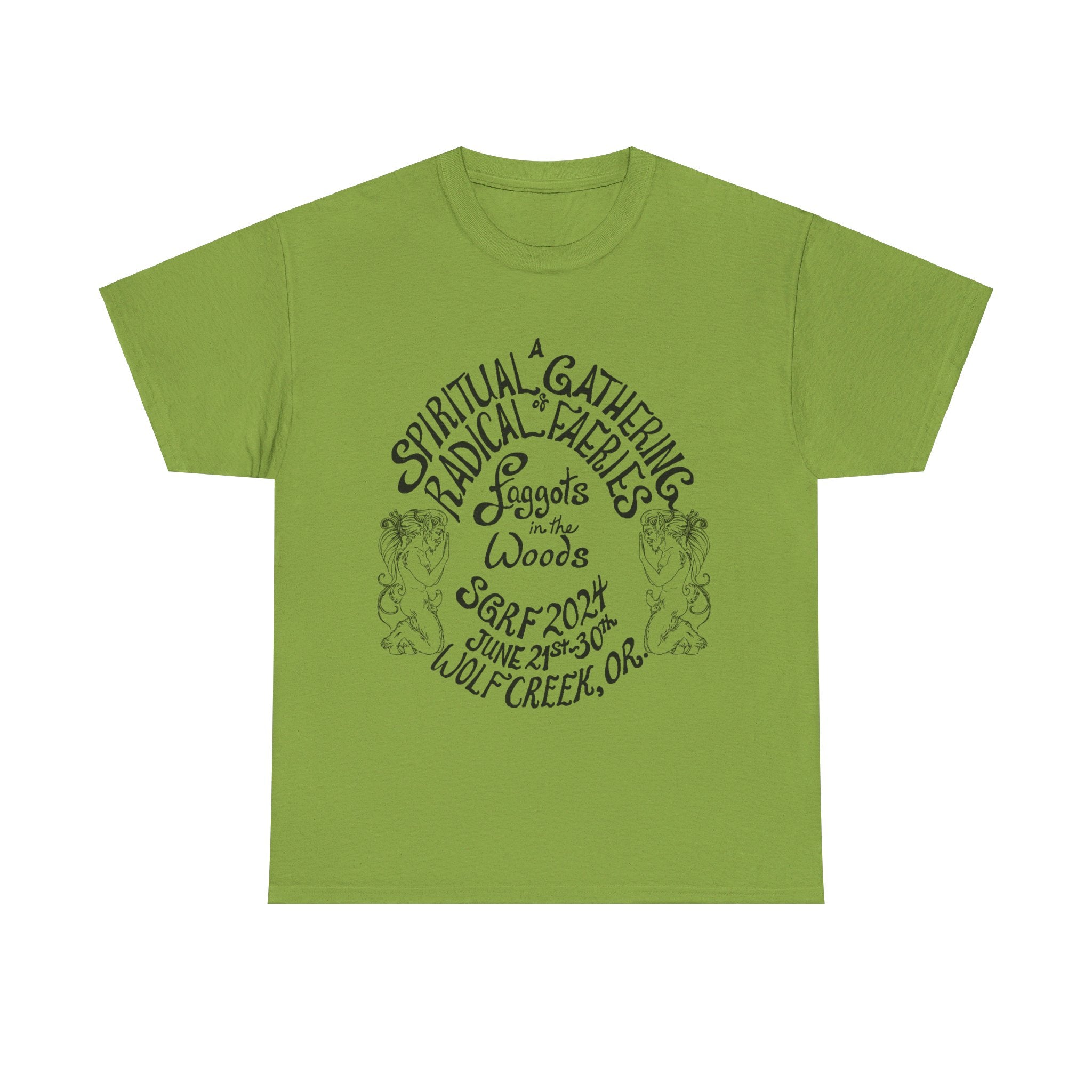 SGRF 2024 Faggots In The Woods GATHERING T-SHIRT Unisex Heavy Cotton Tee