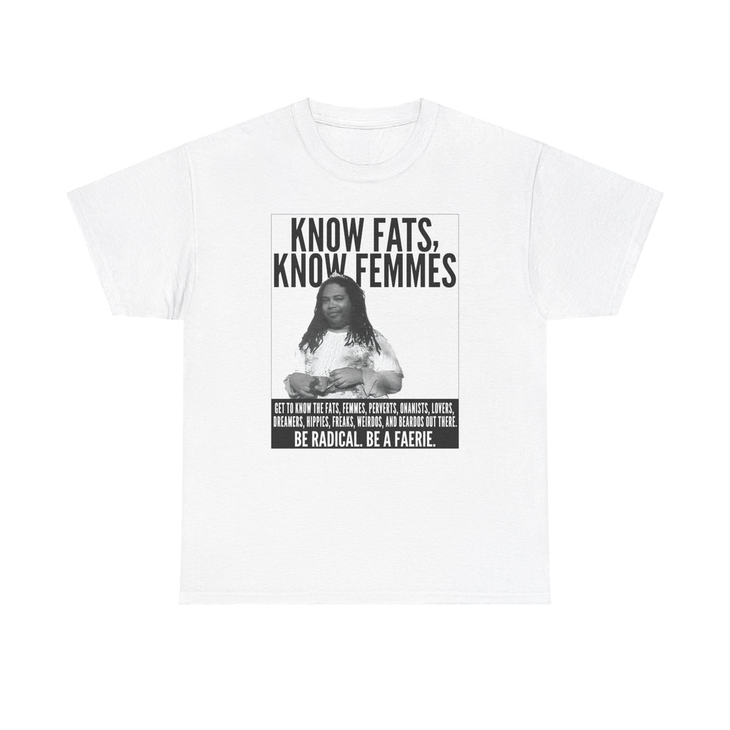 Know Fats Know Femmes Some Queen Black Trans Lives Matter Unisex Heavy Cotton Tee