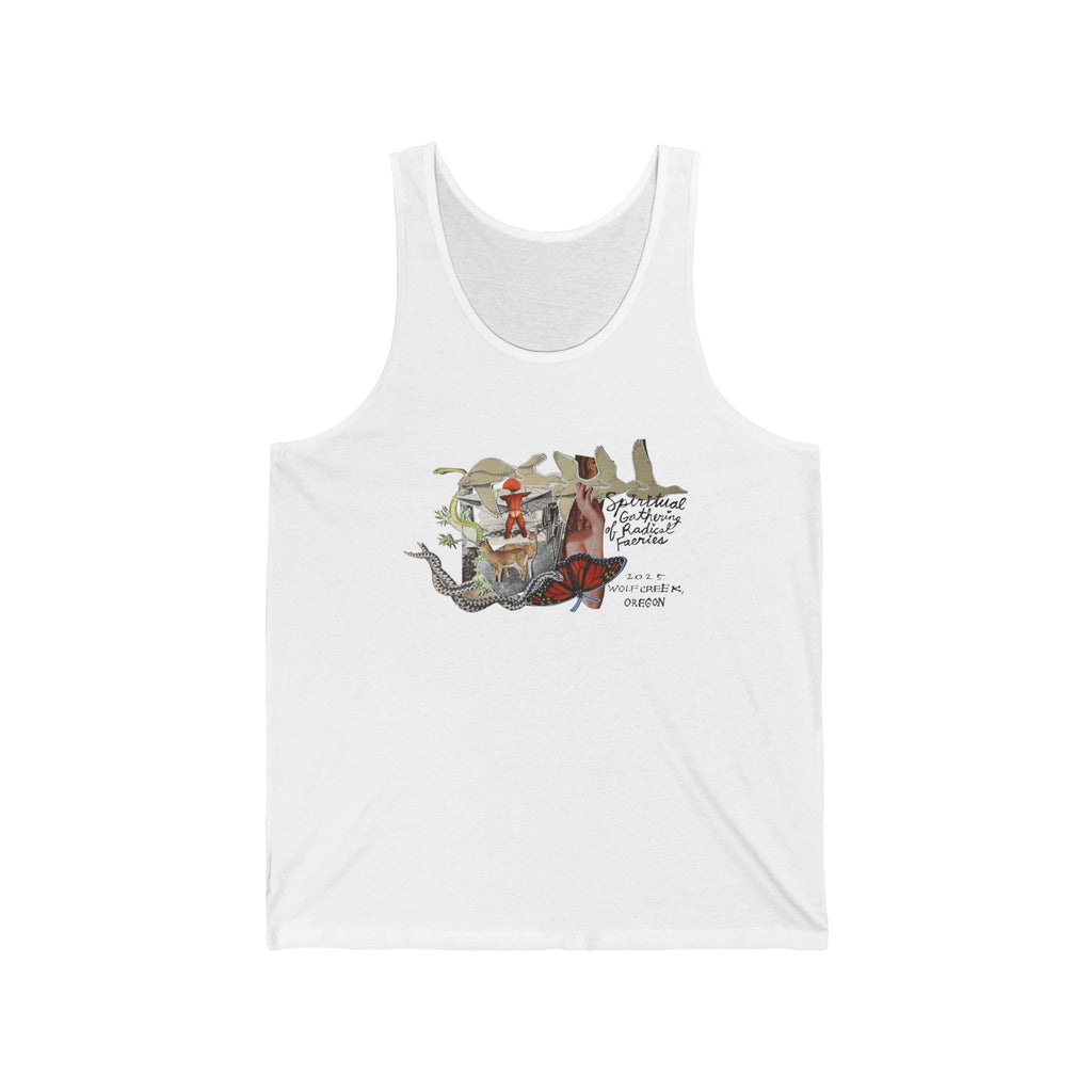 SGRF 2025 GATHERING Unisex Jersey Tank - Nature-Inspired Graphic Tee