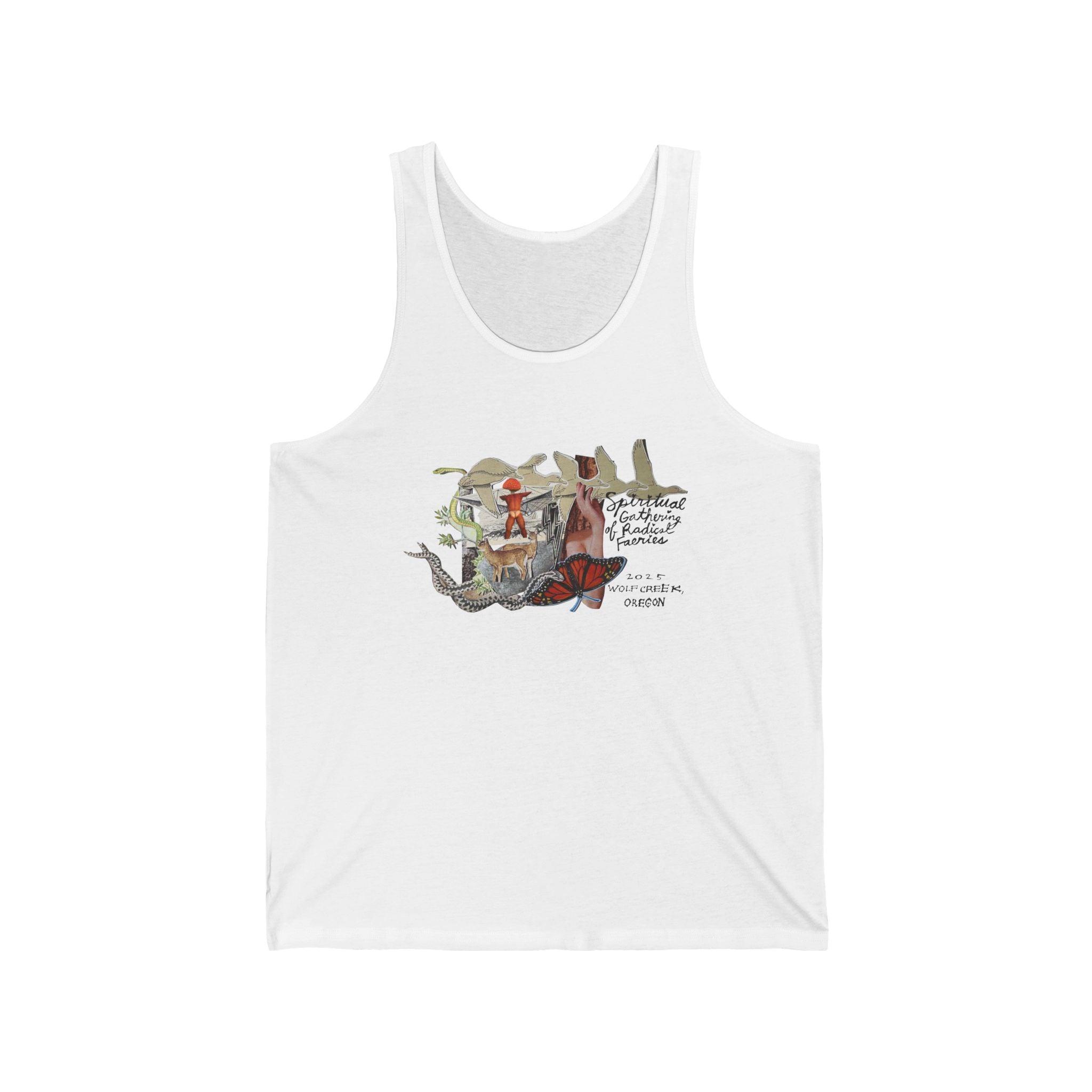 SGRF 2025 GATHERING Unisex Jersey Tank - Nature-Inspired Graphic Tee
