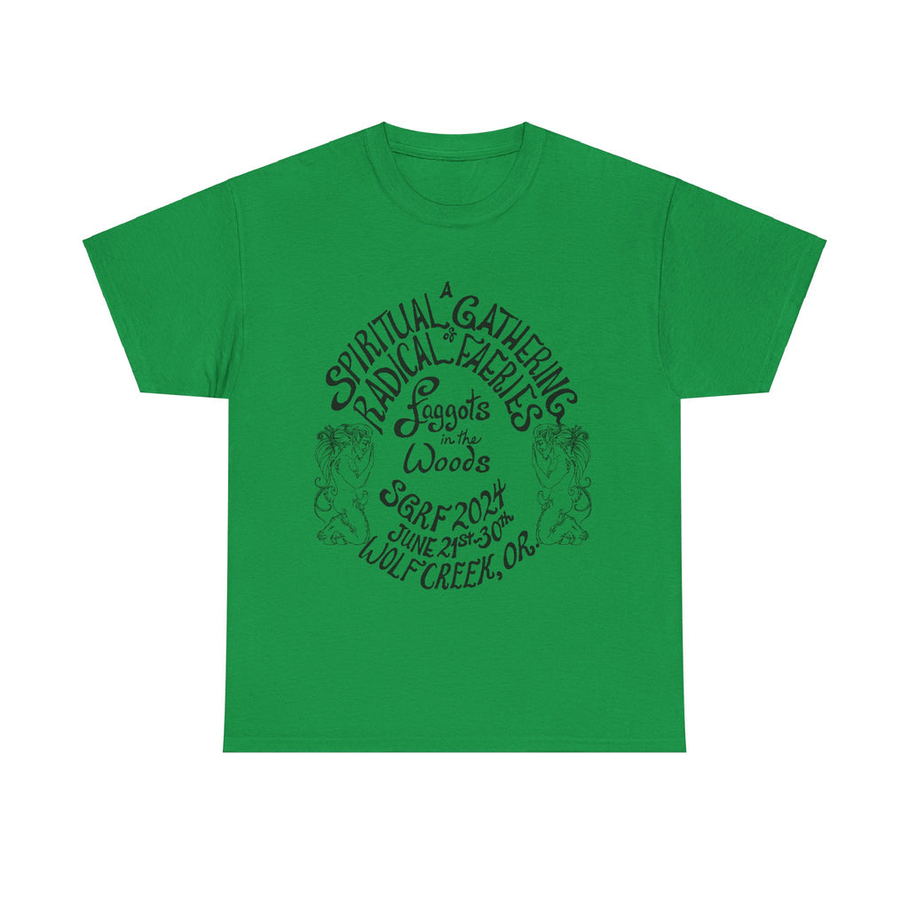 SGRF 2024 Faggots In The Woods GATHERING T-SHIRT Unisex Heavy Cotton Tee
