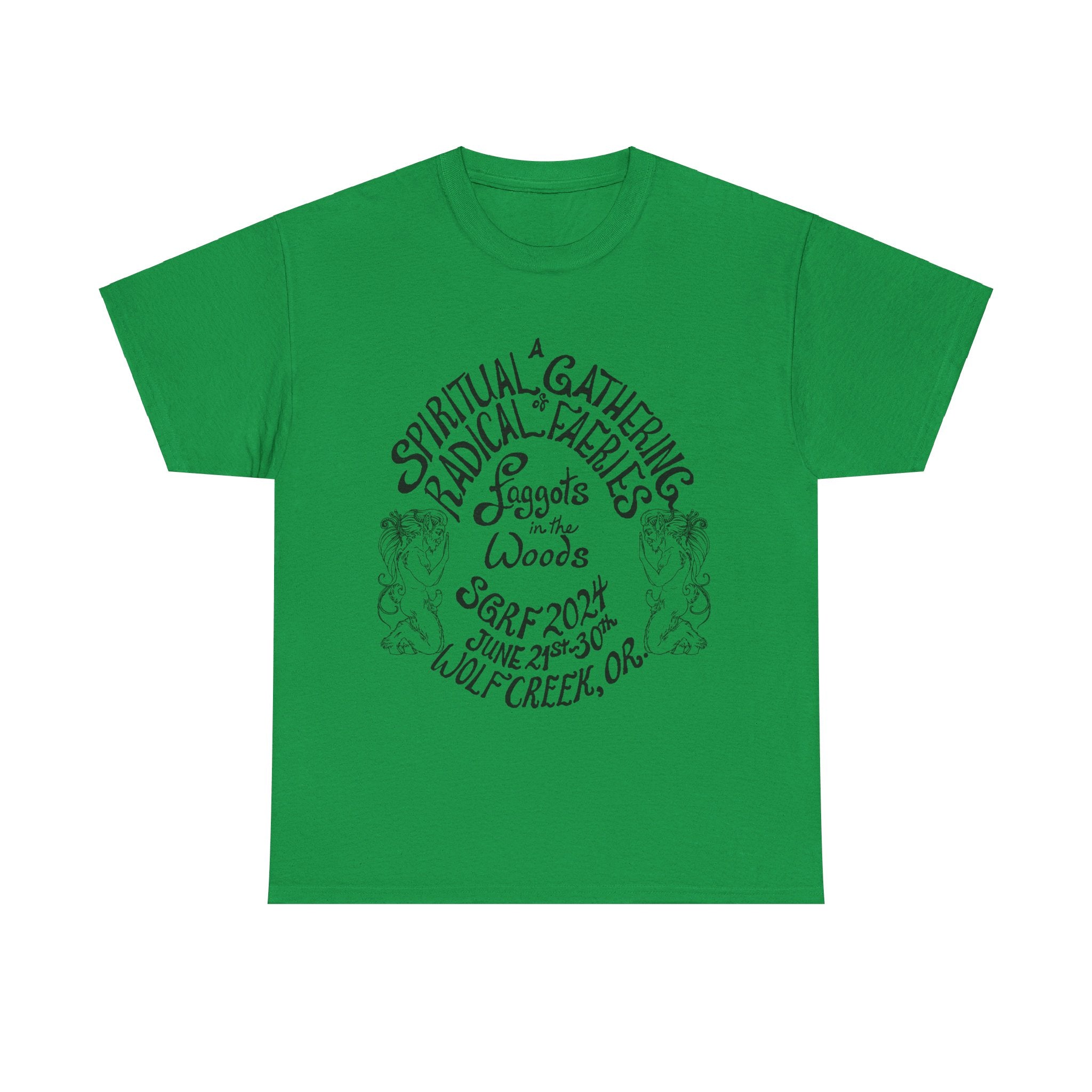 SGRF 2024 Faggots In The Woods GATHERING T-SHIRT Unisex Heavy Cotton Tee