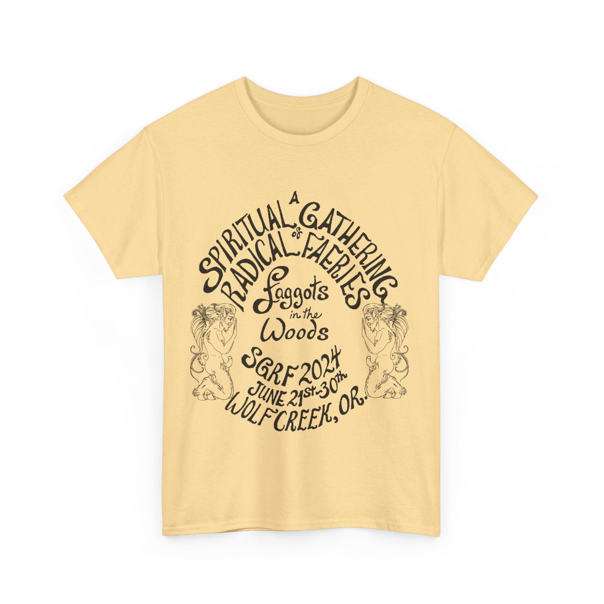 SGRF 2024 Faggots In The Woods GATHERING T-SHIRT Unisex Heavy Cotton Tee