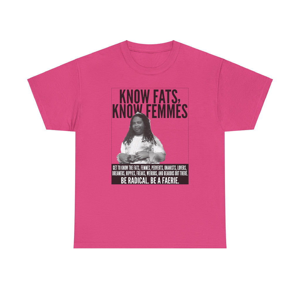 Know Fats Know Femmes Some Queen Black Trans Lives Matter Unisex Heavy Cotton Tee