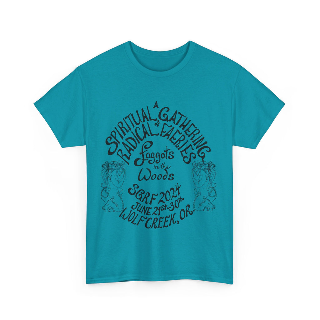 SGRF 2024 Faggots In The Woods GATHERING T-SHIRT Unisex Heavy Cotton Tee