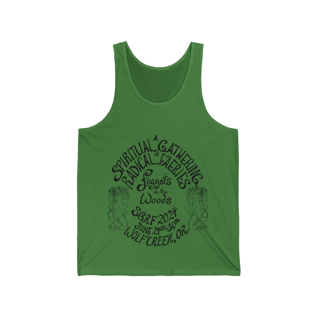 SGRF 2024 Faggots In The Woods GATHERING Unisex Jersey Tank