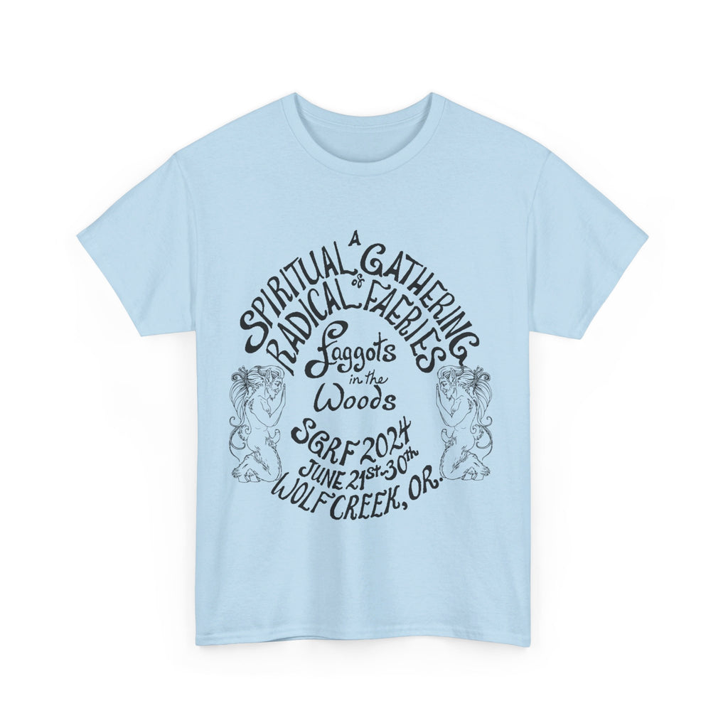 SGRF 2024 Faggots In The Woods GATHERING T-SHIRT Unisex Heavy Cotton Tee