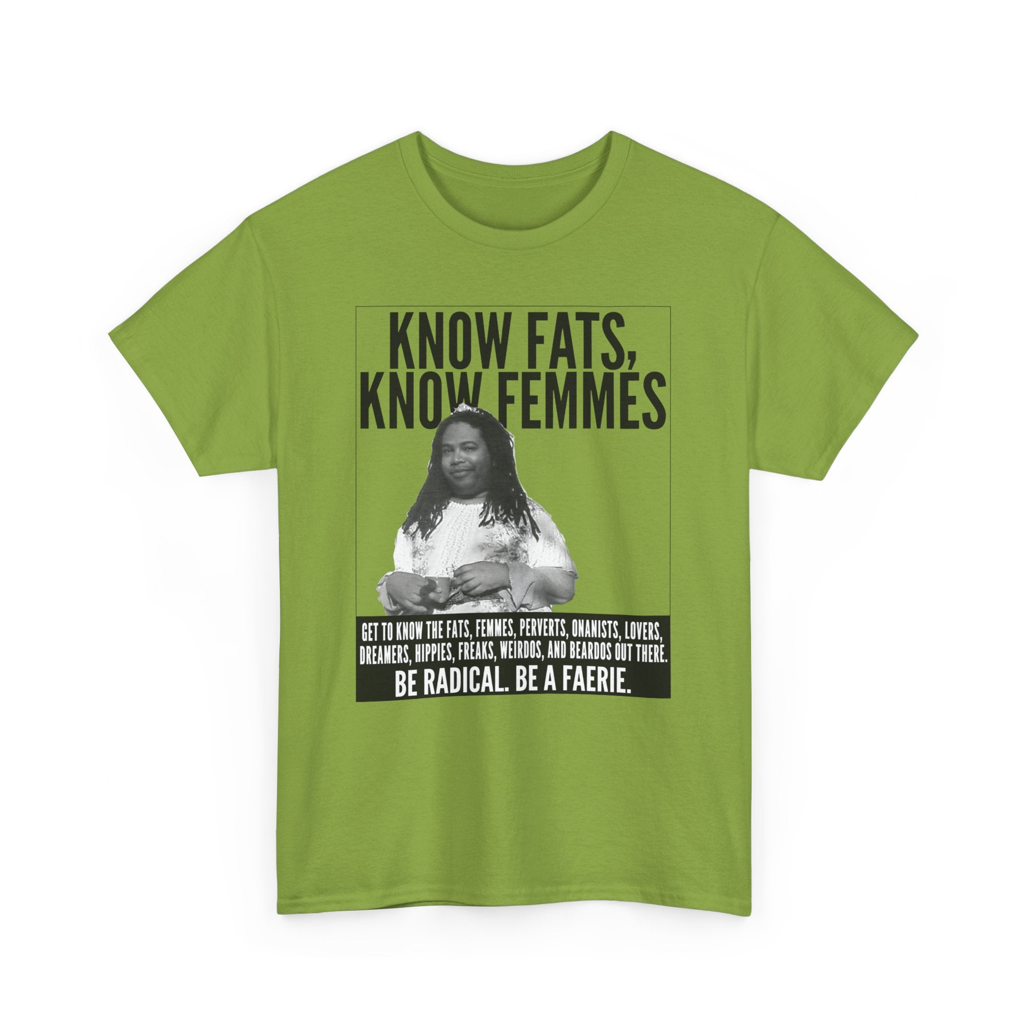 Know Fats Know Femmes Some Queen Black Trans Lives Matter Unisex Heavy Cotton Tee