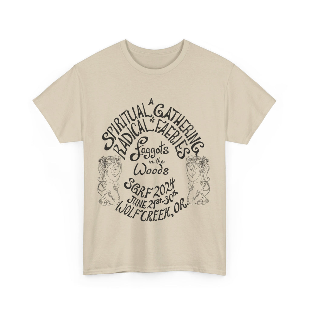 SGRF 2024 Faggots In The Woods GATHERING T-SHIRT Unisex Heavy Cotton Tee