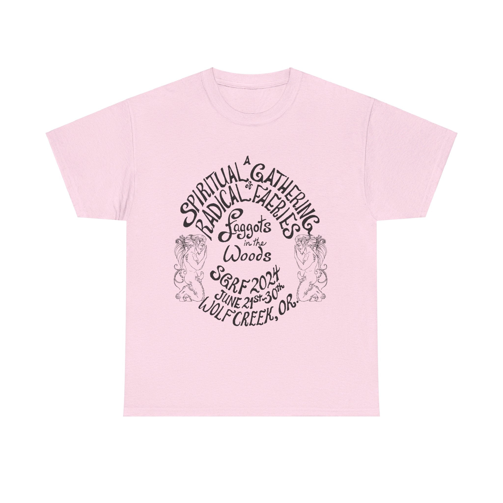 SGRF 2024 Faggots In The Woods GATHERING T-SHIRT Unisex Heavy Cotton Tee