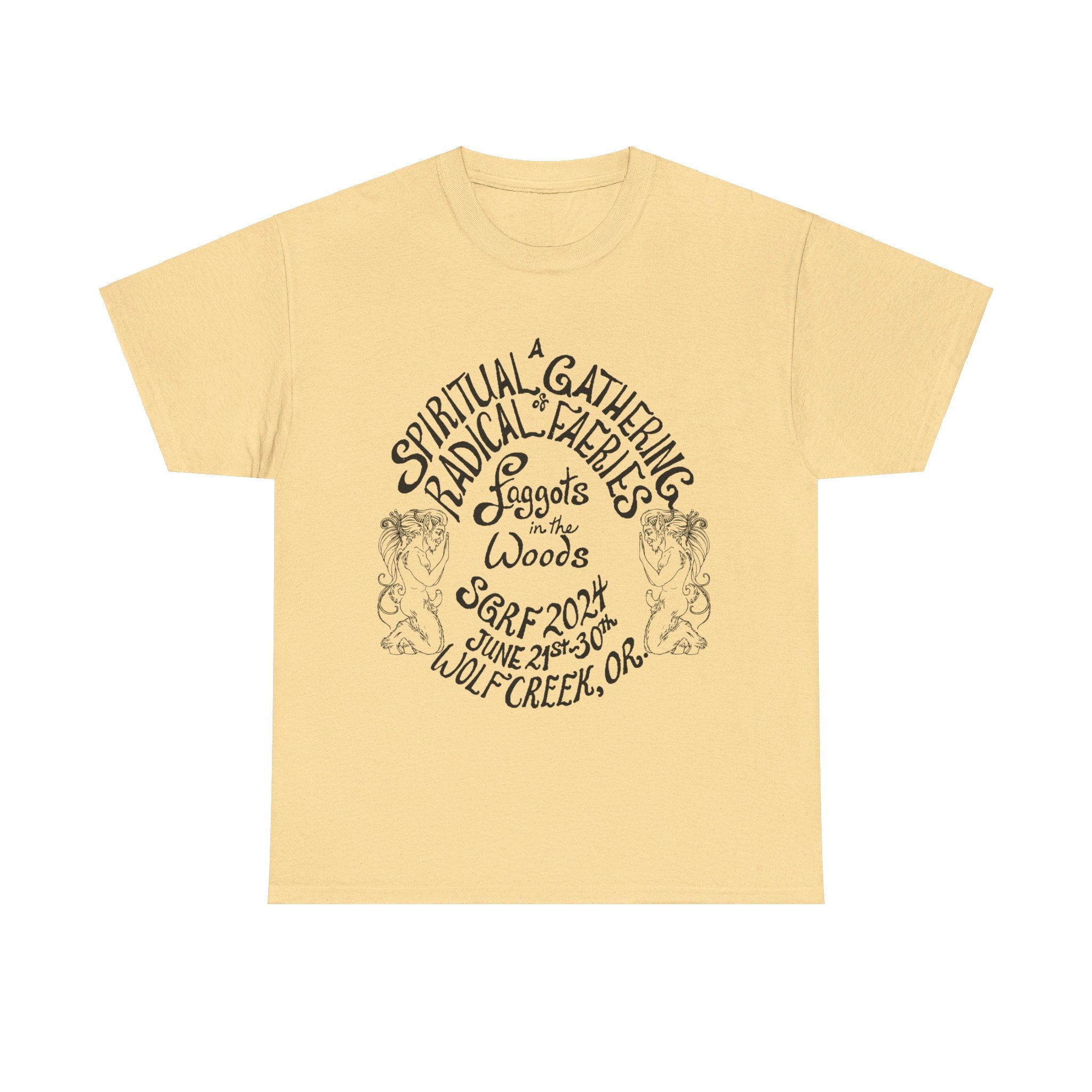 SGRF 2024 Faggots In The Woods GATHERING T-SHIRT Unisex Heavy Cotton Tee