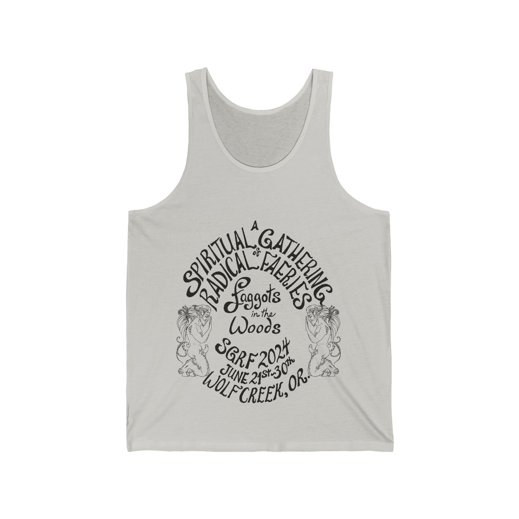 SGRF 2024 Faggots In The Woods GATHERING Unisex Jersey Tank