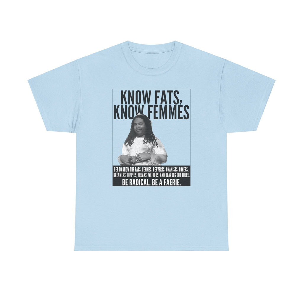 Know Fats Know Femmes Some Queen Black Trans Lives Matter Unisex Heavy Cotton Tee