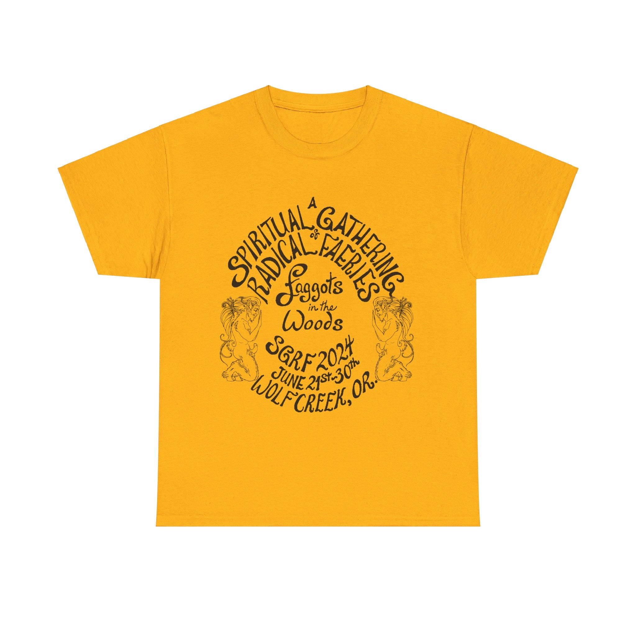 SGRF 2024 Faggots In The Woods GATHERING T-SHIRT Unisex Heavy Cotton Tee