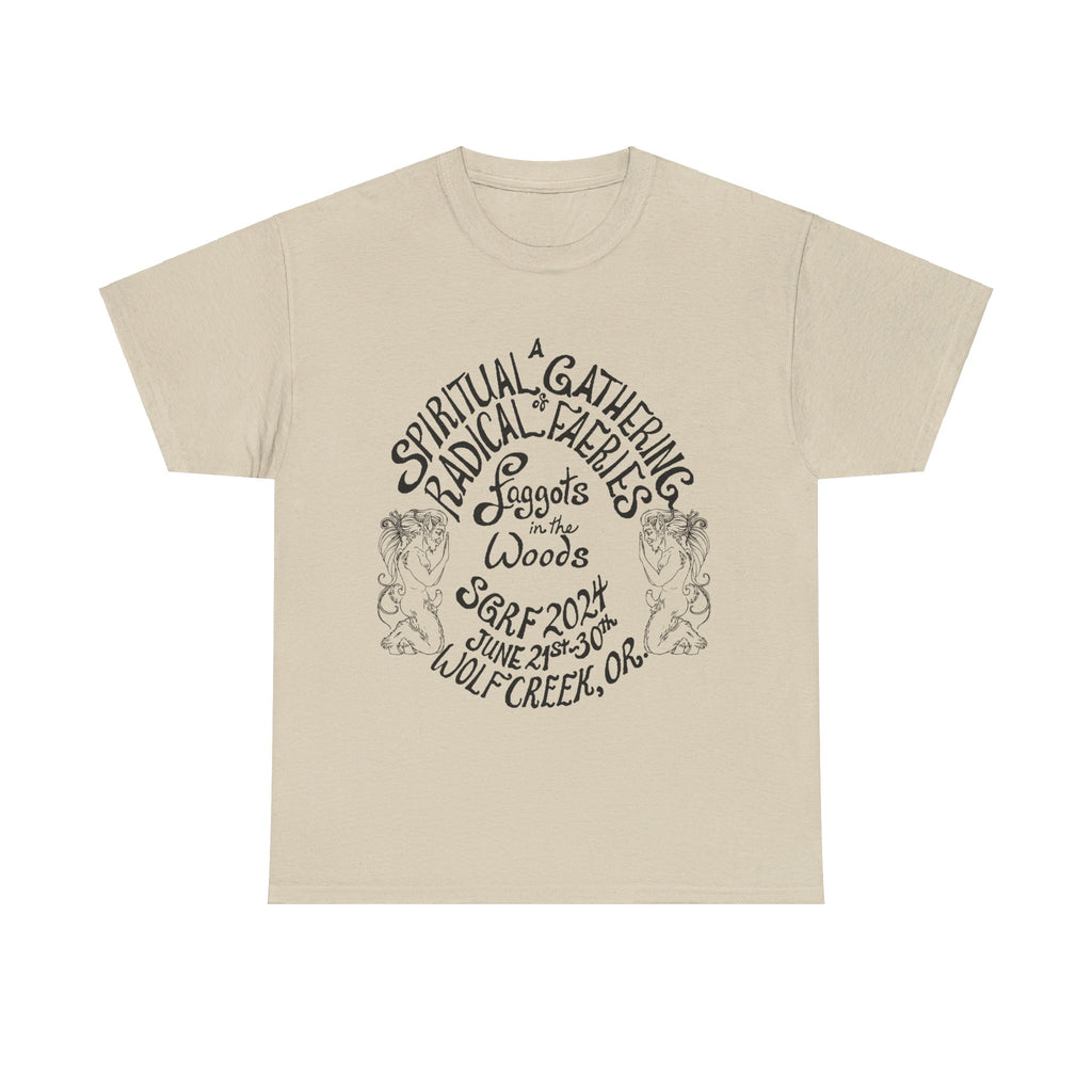SGRF 2024 Faggots In The Woods GATHERING T-SHIRT Unisex Heavy Cotton Tee