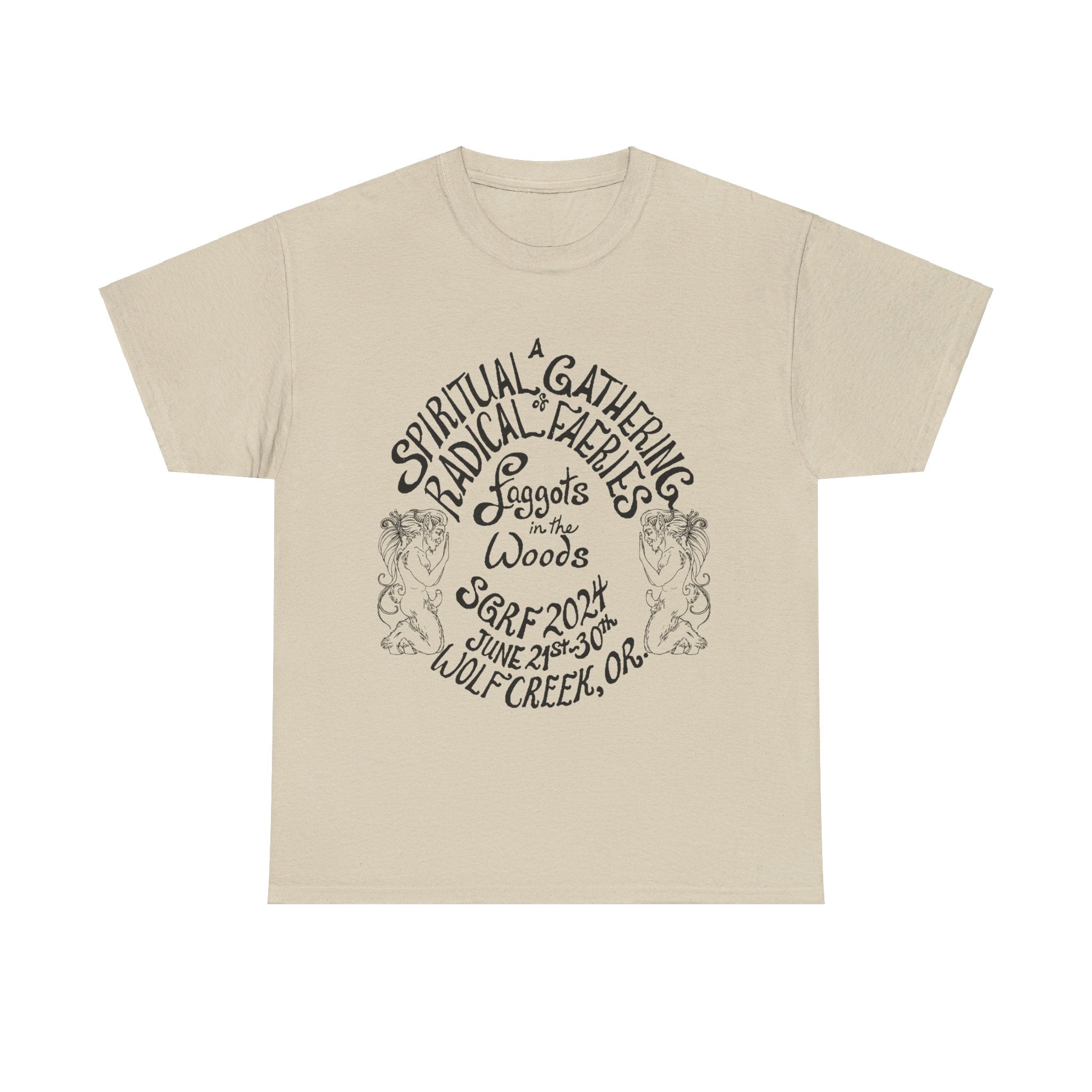 SGRF 2024 Faggots In The Woods GATHERING T-SHIRT Unisex Heavy Cotton Tee