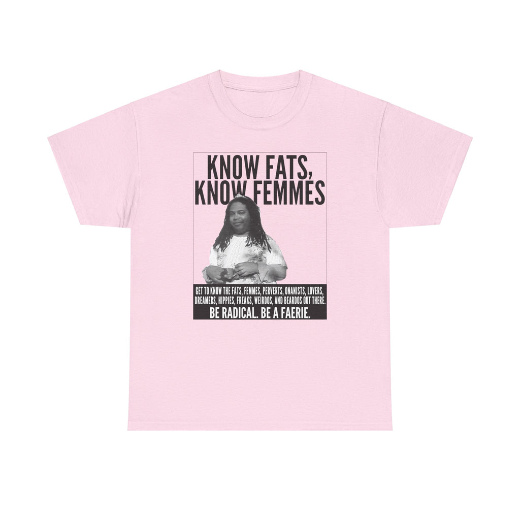 Know Fats Know Femmes Some Queen Black Trans Lives Matter Unisex Heavy Cotton Tee