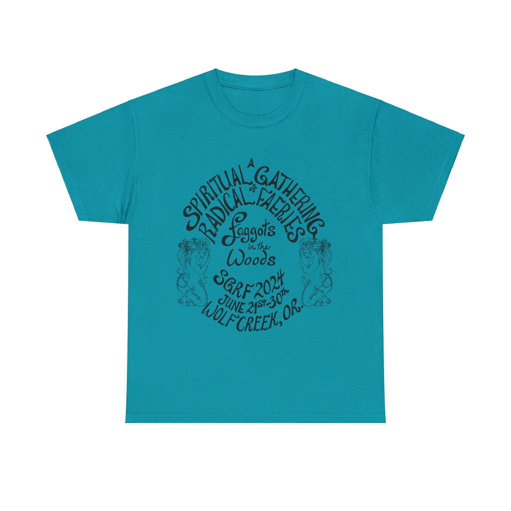 SGRF 2024 Faggots In The Woods GATHERING T-SHIRT Unisex Heavy Cotton Tee