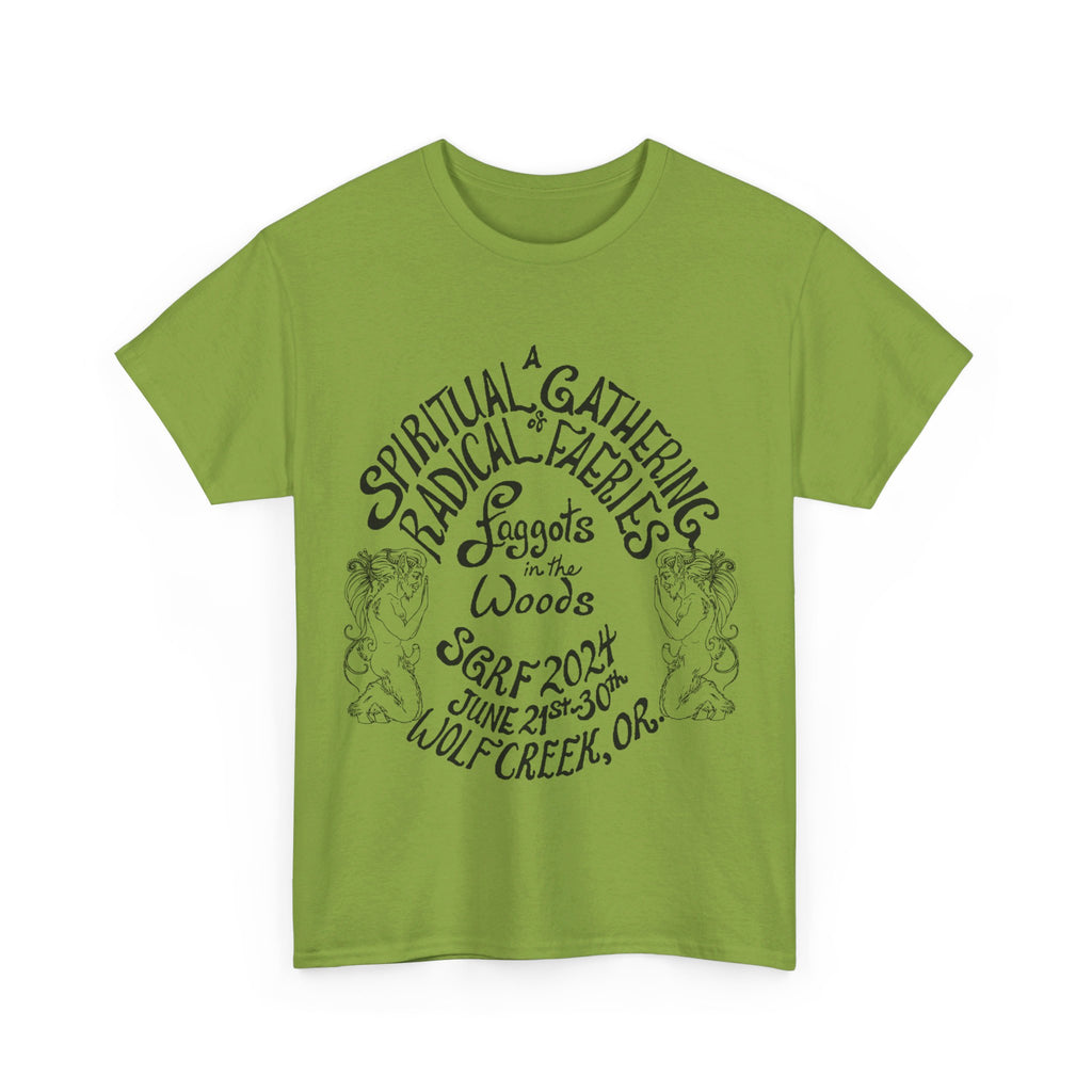SGRF 2024 Faggots In The Woods GATHERING T-SHIRT Unisex Heavy Cotton Tee