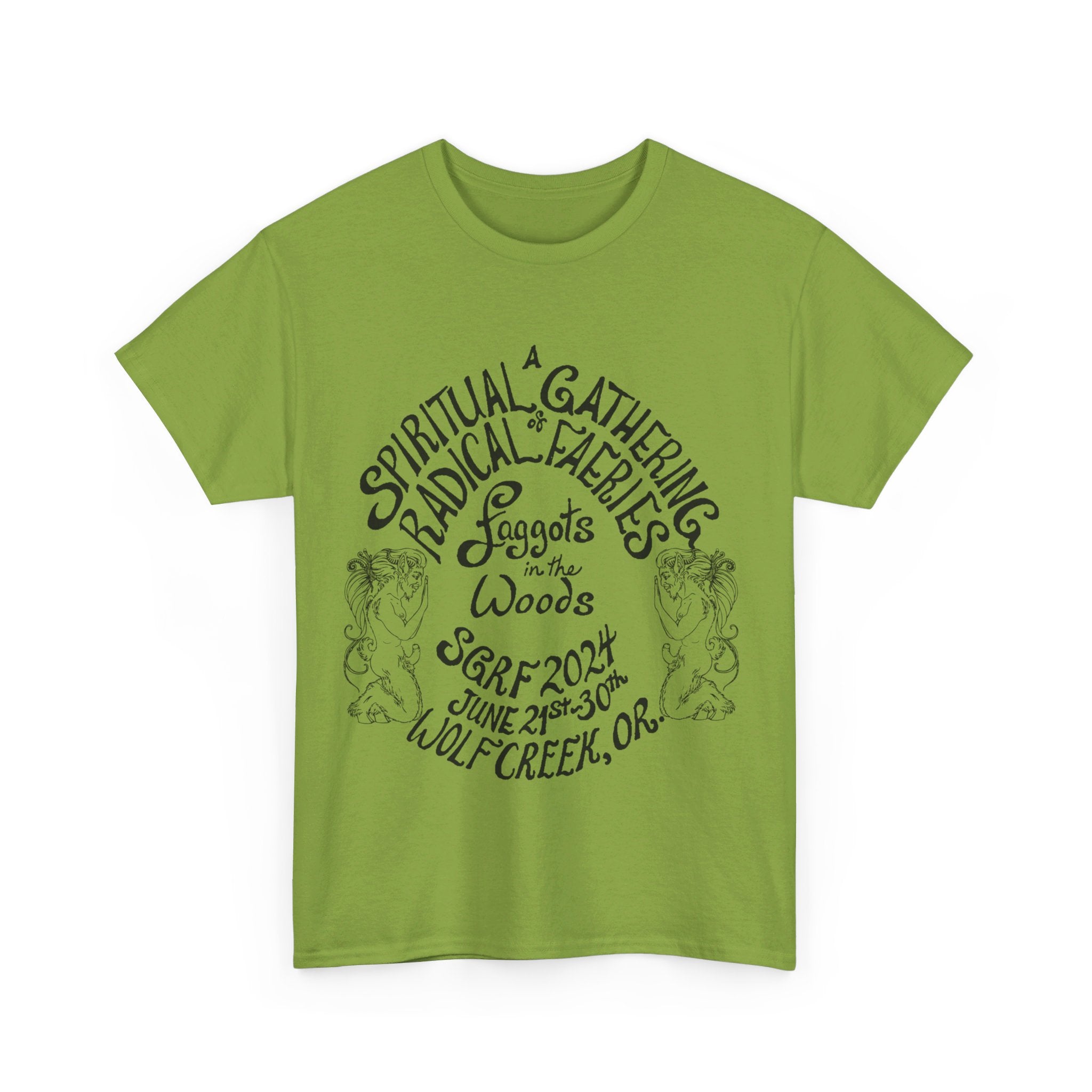 SGRF 2024 Faggots In The Woods GATHERING T-SHIRT Unisex Heavy Cotton Tee