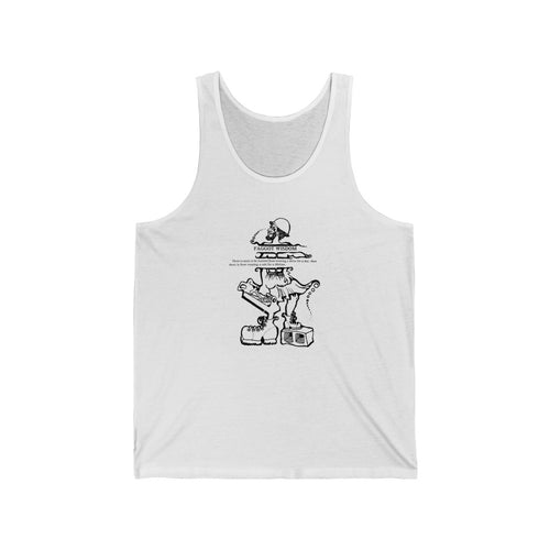 Classic Revolutionary "Faggot Wisdom" Pro Drag Queen Fabulous Unisex Jersey Tank