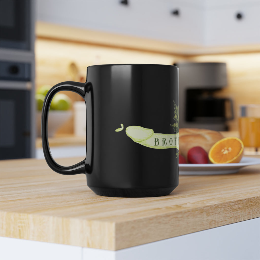 SGRF 2023 Brotherwood Maple Leaf Black Mug, 15oz
